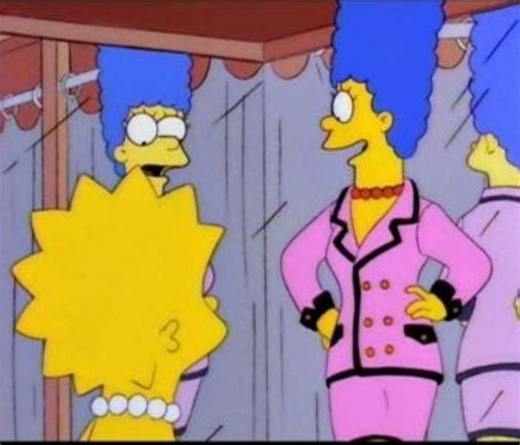 marge simpson pink suit